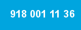 918 001 11 36